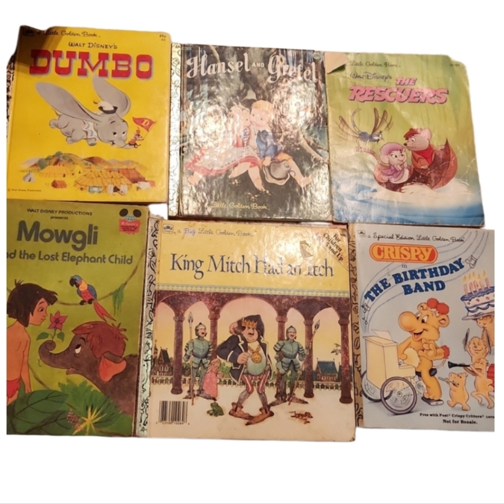 Vintage book lot of 6